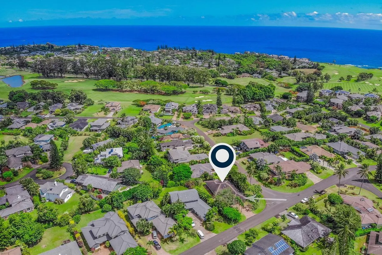 Hale Hau'Oli Villa Princeville Semesterbostad
